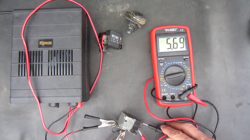 Прозвонка реле регулятора мультиметром